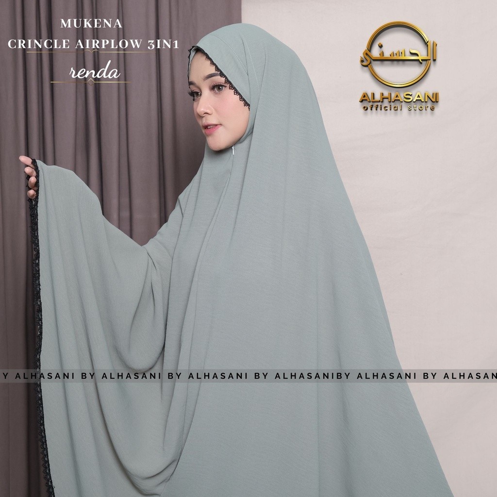 Promo Mega Sale 2.2 // Mukena 3in1 crincle airplow Mukena terbaru Mukena mukena bestseller