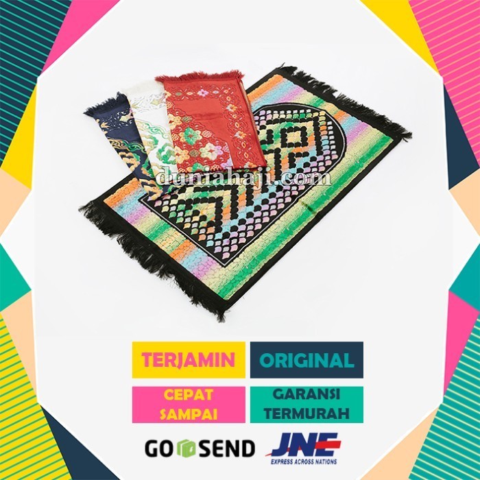 ,,,,,,,] Sajadah Murah Tanah Abang Aydin rainbow, Harga Grosir
