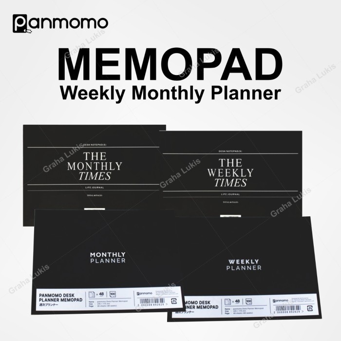

Terbatas Memopad Planner The Times - Weekly Monthly Bagus