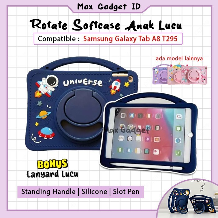 Samsung Tab A8 8 inch T295 2019 Softcase Case Casing Anak Silikon Lucu