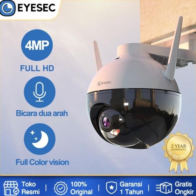 Eyesec Cctv 4Mp Fhd Oudoor Ptz Ip Camera Cctv Wifi Waterproof Ip66 Softneon