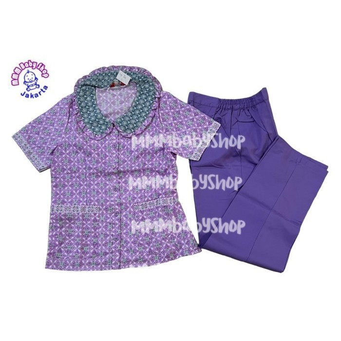 Baju Suster Seragam Baby Sitter Batik Ern Sml