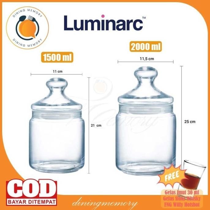 Luminarc Toples Kaca Polos Big Club Per Pcs Binsarmart_