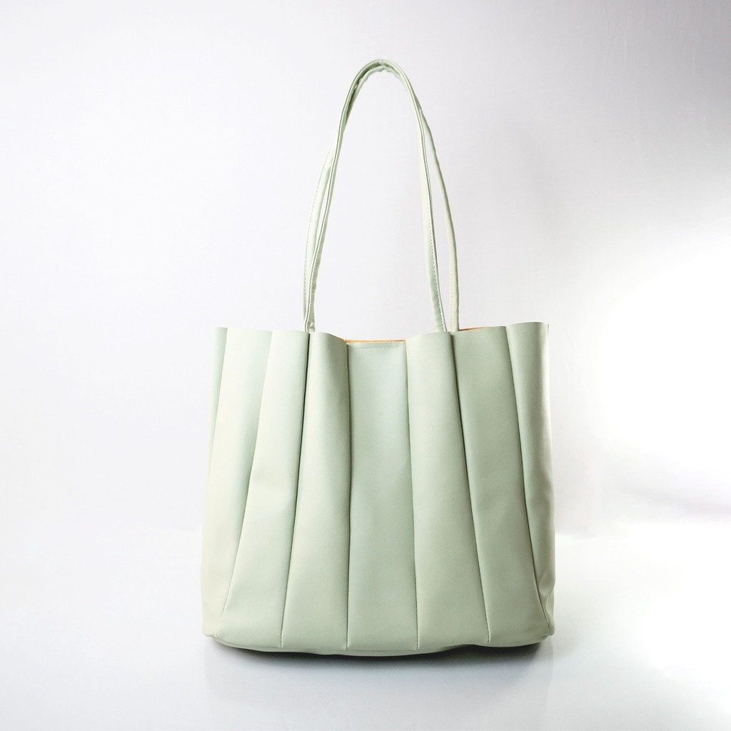 [BEST DEAL] MARSONE.ID Nouya Totebag Tas Wanita Tote Bag Kulit Sage Green/Green/Hijau Totebag laptop