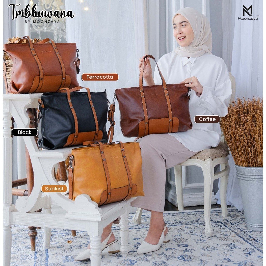 [BEST DEAL] ORIGINAL Tas Selempang Wanita Tribhuwana Tas Bahu Kekinian Jinjing Besar Murah Terbaru