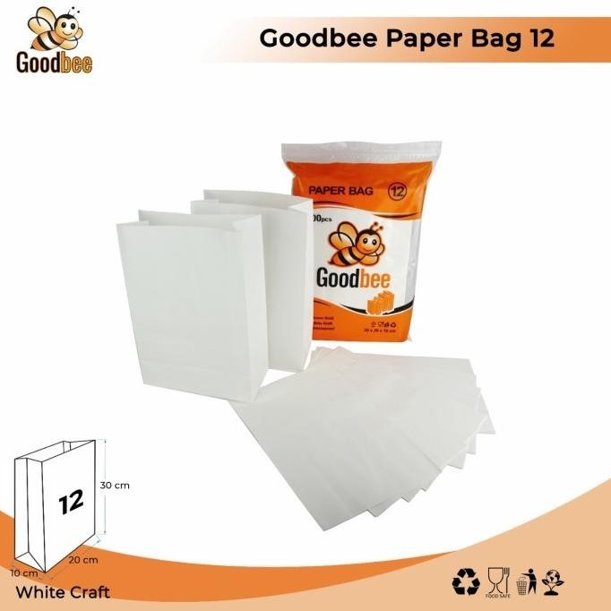 

Update PAPER BAG - KODE 19 - GREASEPROOF - KANTONG KERTAS KENTANG ROTI 100PCS - Goodbee 19proof ,.