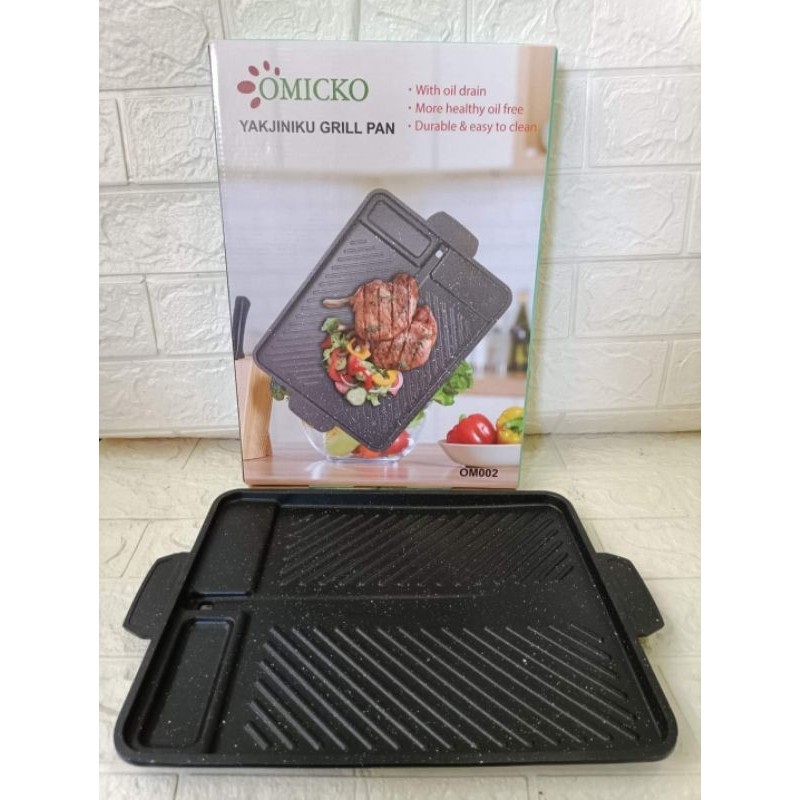 Grill pan yakiniku Korean BBQ grill/panggangan Korean BBQ grill anti lengket