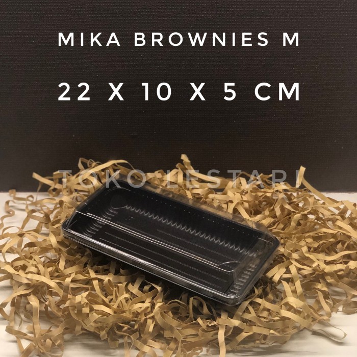 #@#@#@#@] Mika Brownies M 22x10x5 cm untuk Brownies Kue Sushi dll