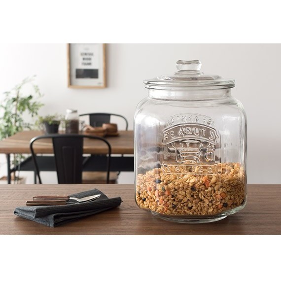 Hariya Toples Kaca Besar Ukuran Large Untuk Kue Kerupuk Kedap Udara