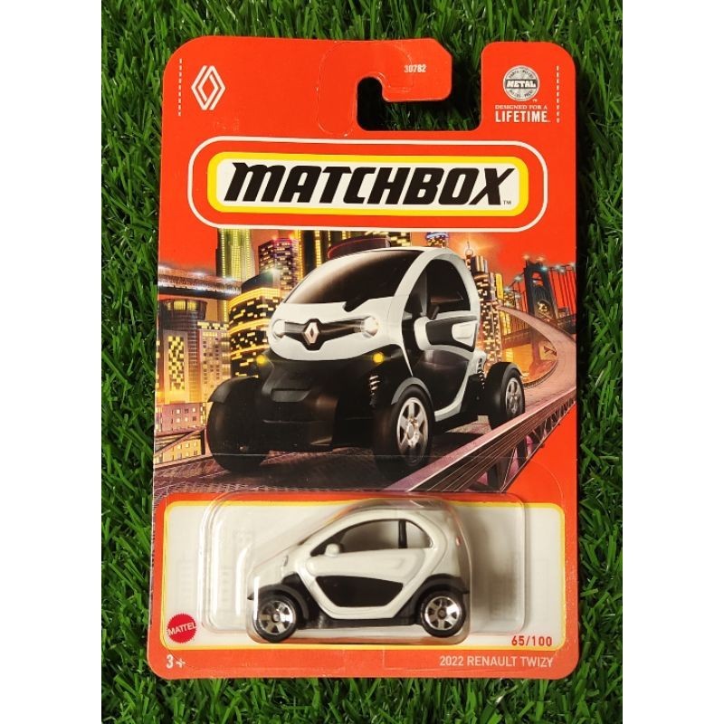 MATCHBOX 2022 RENAULT TWIZY PUTIH HITAM