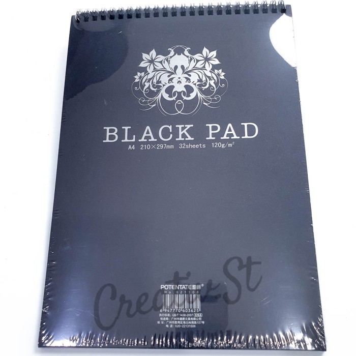 

Gaya Potentate Black Pad A4 32 Sheet 120 Gsm Wire Book Hemat