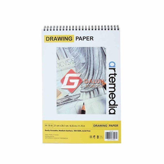 

Trendi Artemedia Drawing Paper / Buku Sketsa / Sketch Book A4 30 Sheets Hot Sale
