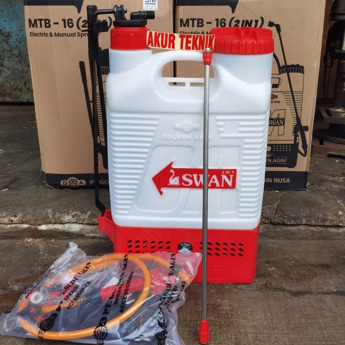 sprayer SWAN MTB 16 elektrik manual 2 in 1