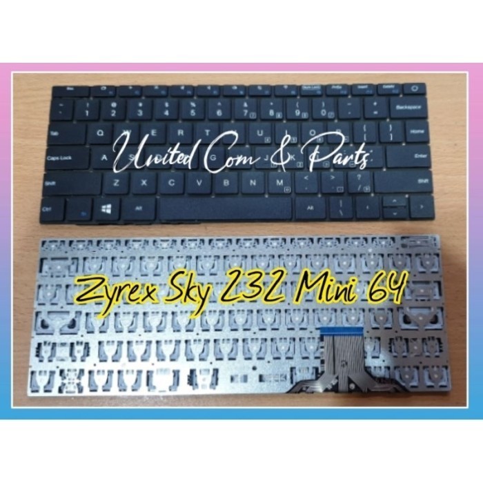 Terbaru Keyboard Zyrex Sky 232 Mini 64 Power Tombol Power Promo Terlaris