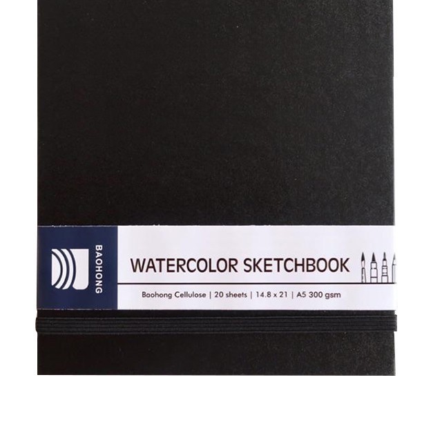 

Lucu Watercolour Sketchbook Baohong Cellulose 300Gsm A6 / A5 / A4 Hot Sale