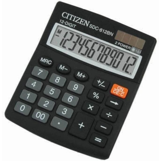 

Hot Sale Kalkulator Citizen type SDC 812-BN / Calculator Citizen 12 Digit ~