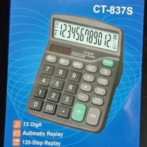 

Update - Kalkulator 12 Digit / Calculator Citizen CT 837S