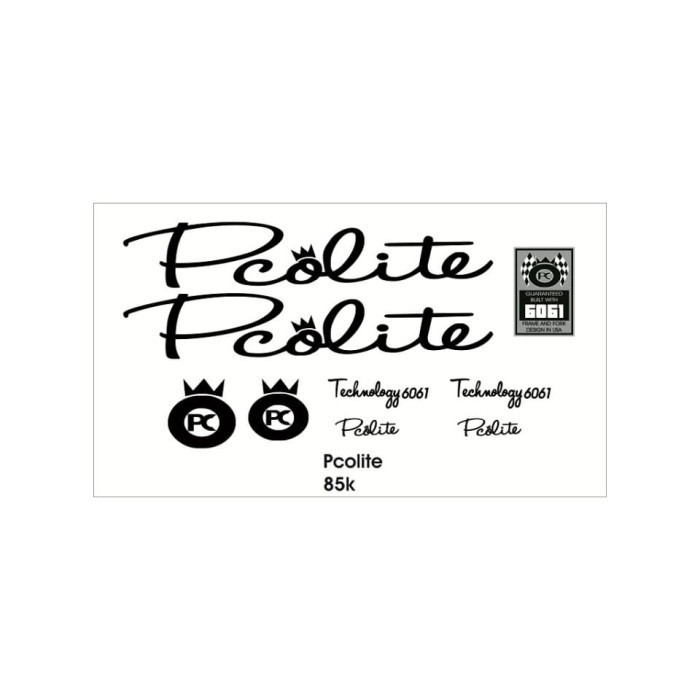 NEW SERIES DECAL DECALS STICKER STIKER FRAME PCOLITE FIXIE QUALITY ORIGINAL