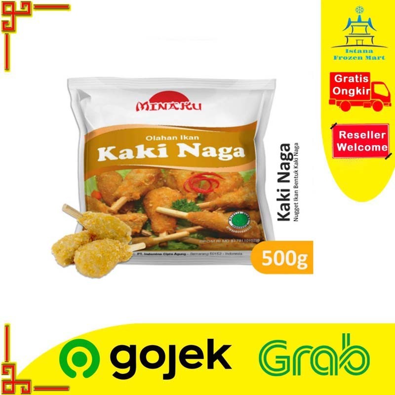 

Kaki Naga MINAKU Olahan Ikan 500 GR