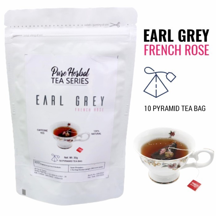 

Earl Grey French Rose Black Tea Pyramid Tea Bag (3G X 10 Tea Bag)