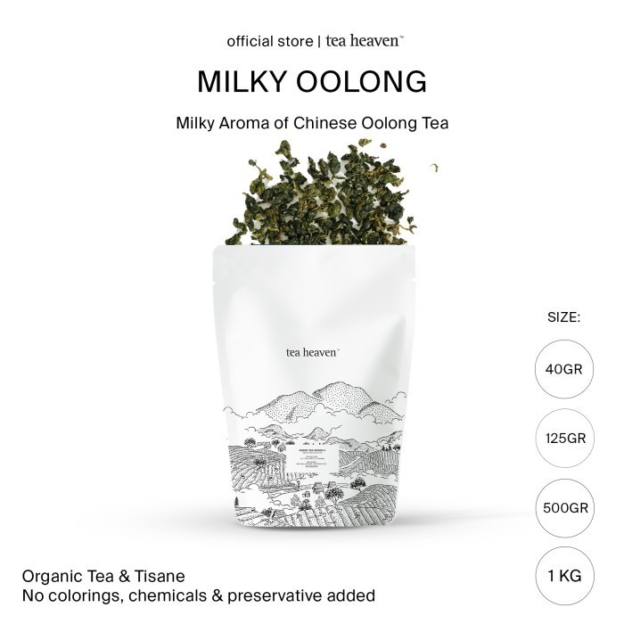 

Ersya - Milk Oolong Tea / Teh Milky Oolong Cina Premium 125 Gr