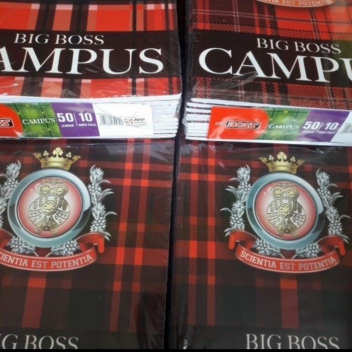 

Bergaransi Buku Tulis Big Boss Campus 50 Lembar Terlaris