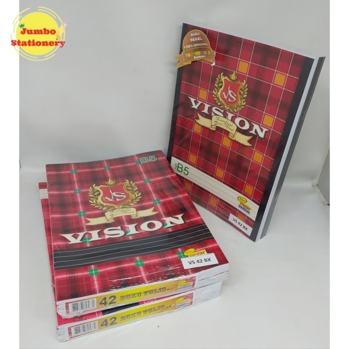 

Aman [Pak] Buku Tulis Vision Boxy B5 42 Lembar (6 Pcs) 4.9 Gilaa!!!