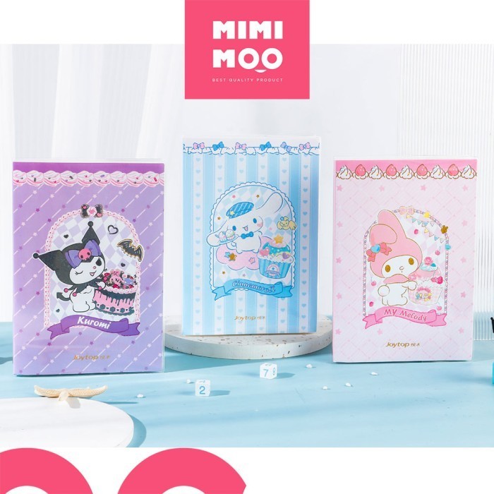

Bagus Mimimoo Buku Tulis Ukuran B5 Karakter Sanrio Cinnamoroll Kuromi Limited