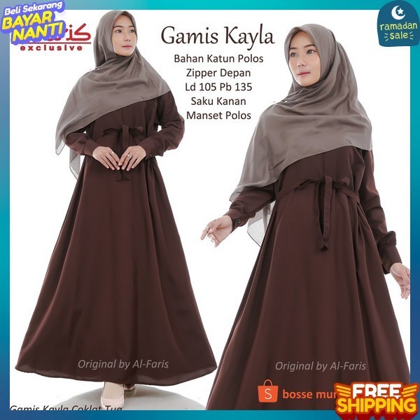 Baju Malaysia Pakaian Muslim 2024 Lebaran Terbaru Viral Dres Muslimah Kondangan Simple Simpel Ibu Ba