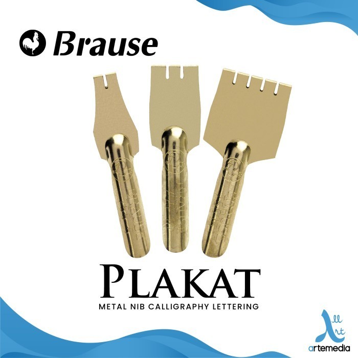 

Mata Pena Kaligrafi Brause Plakat Metal Nib Calligraphy Lettering HRG DISKON