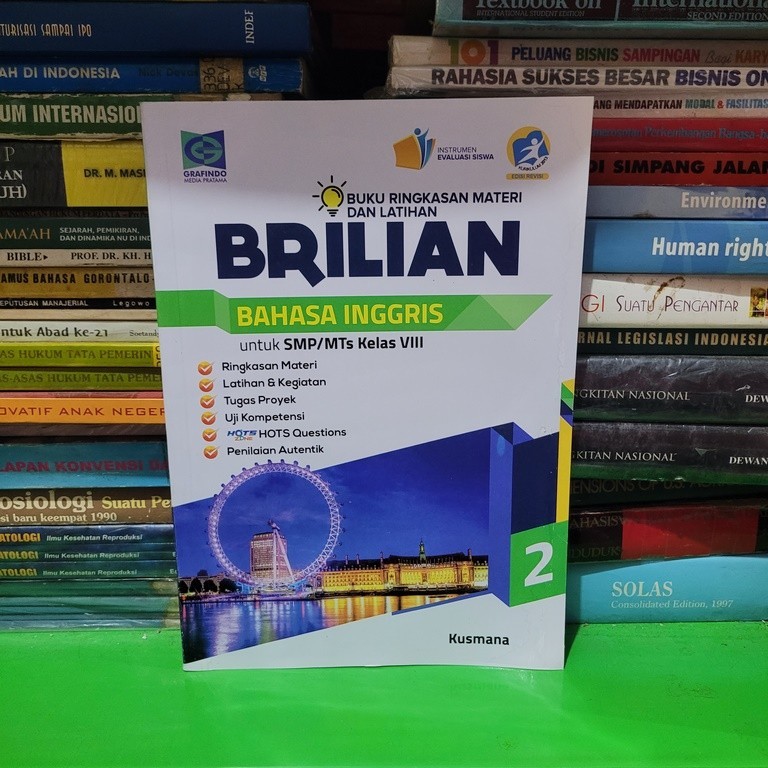 BUKU BRILIAN BHS INGGRIS KELAS 2 SMP GRAFINDO