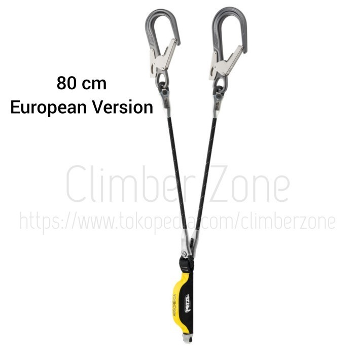 Petzl ABSORBICA-Y Lanyard 80 cm with MGO