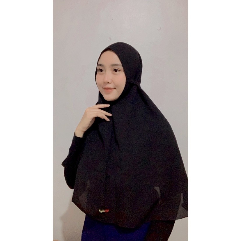 Promo Mega Sale 2.2 // Zuuriya Hijab Bergo Maryam Grade A Bahan Bagus No Label / Brand Instan