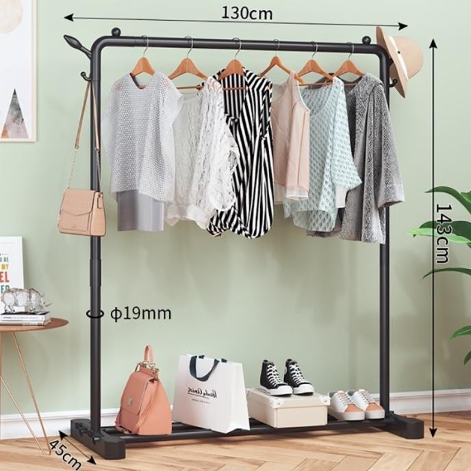 Greenland Gantungan Baju Rak Baju Sepatu Tas Serbaguna Stand Hanger Mihoyumu14