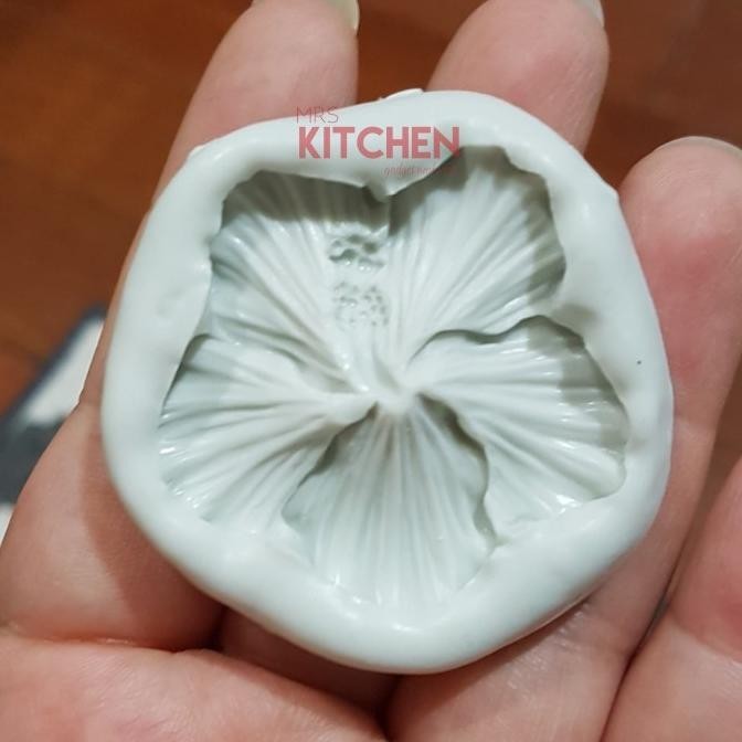 CETAKAN SILIKON BUNGA KEMBANG SEPATU HIBISCUS FLOWER S SILICONE MOLD