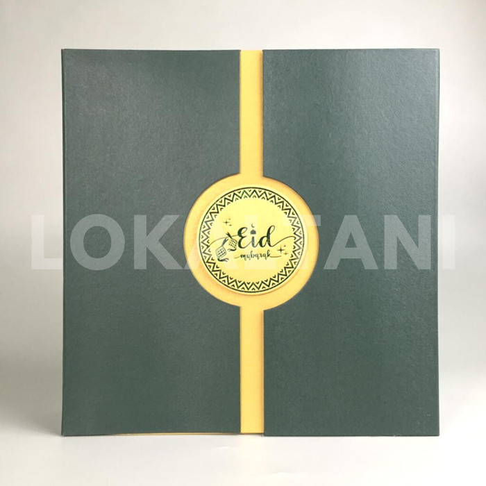 Box Kue Kering 4 Toples 500gr Lebaran/Kotak Hardbox Kue Kering