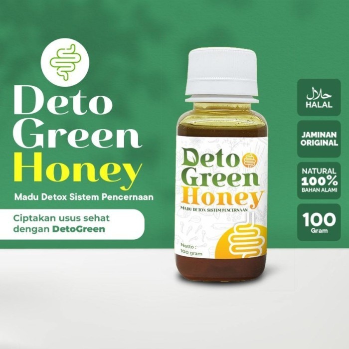

Deto Green Honey Madu Detox Sistem Pencernaan Sehat Madu Herbal Detox