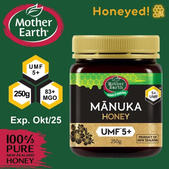 

Madu Mother Earth Manuka Honey UMF 5+ MGO 83+ 250g