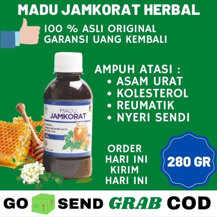 

Madu Jamkorat Asli Herbal Asam Urat Dan Kolestrol