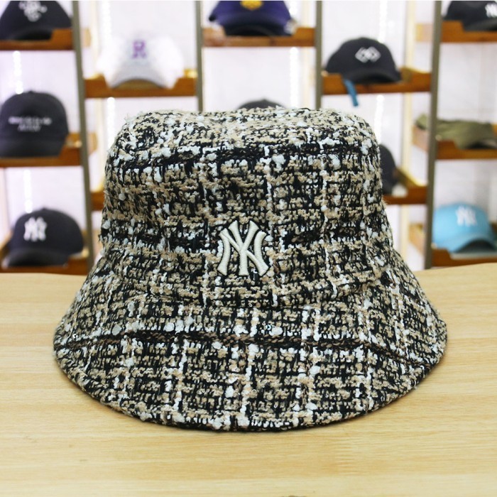 Diskon NY Yankees Bucket Hat Jennie Tweed MLB Korea