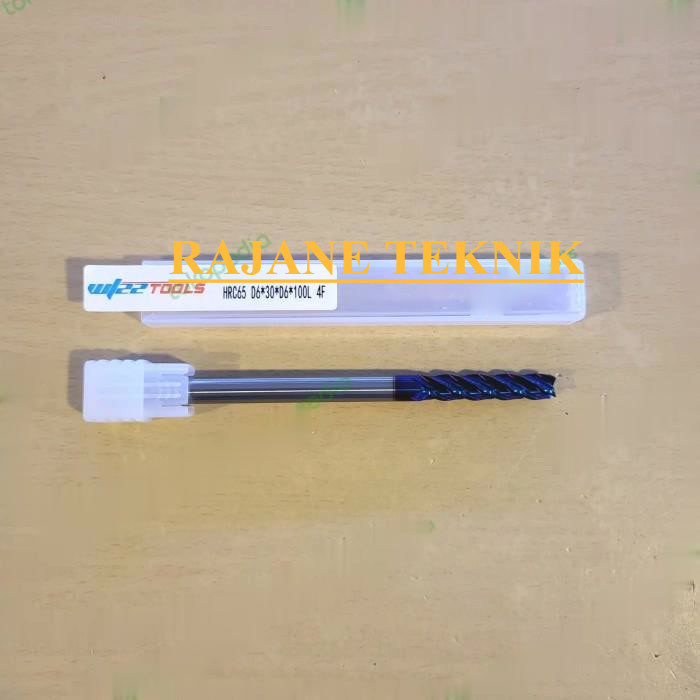 NEW ENDMILL CARBIDE 6X100L HRC65 ENDMILL 6MILI ENDMILL LONG 6MM HRC65
