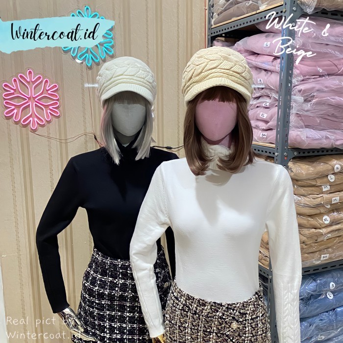Sale Order Topi Kupluk rajut wanita cewek musim dingin winter beanie hat import