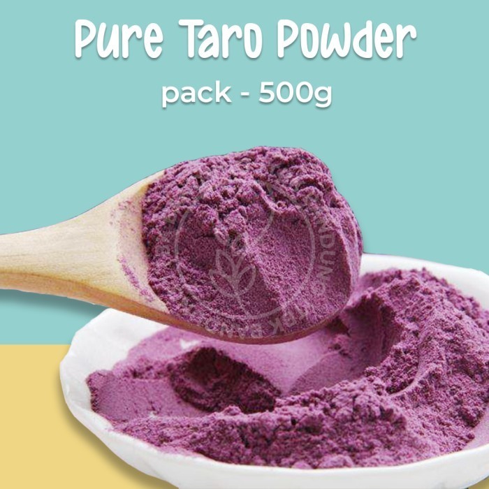 

Pure Taro Powder 500g Talas Ungu Murni Tanpa Gula