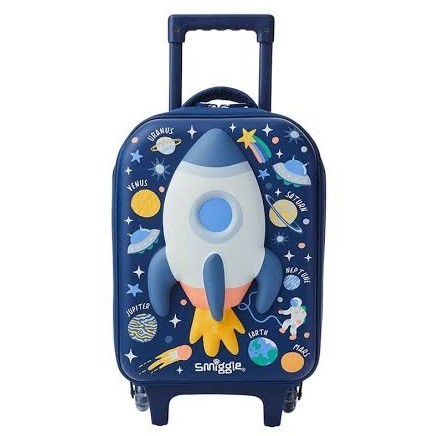 Baru Smiggle Sky Hi Junior Hardtop Trolley Bag Original - Tas Koper Troli