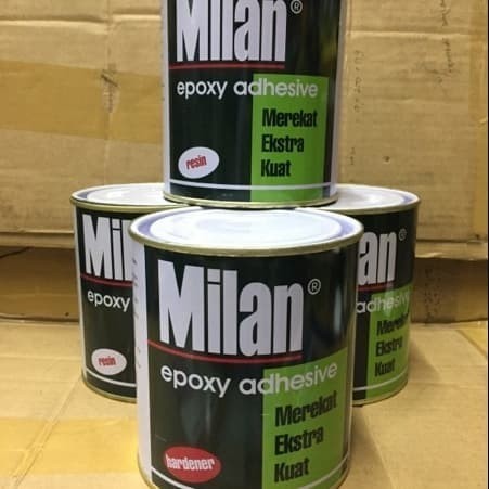 

Lem Epoxy Milan Resin + Hardener 1Set Isi 2Klg (1Resin1Hardener) @ 1Kg