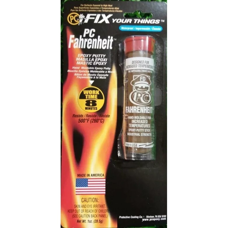 

Pc Fahrenheit 1 Oz,Lem Porting Epoxy Tahan Panas