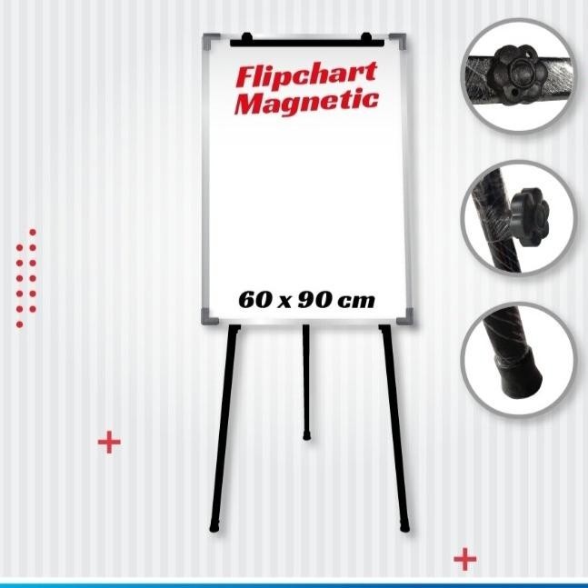 

Papan Presentasi / Flip Chart Magnetic Uk 60X90 Cm