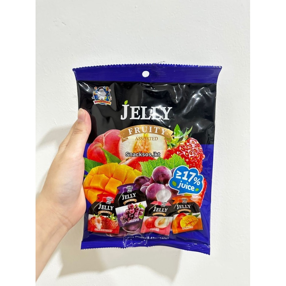 

Abc Jelly Fruity Pocket Assorted 240Gr Mango Peach Grape Strawberry