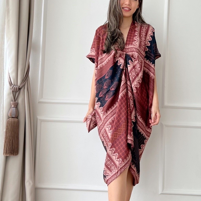 Kaftan Wanita Simple Kafttan Mewah  Baju Muslim Perempuan Games Kondangan Muslimah Seragam Keluarga 