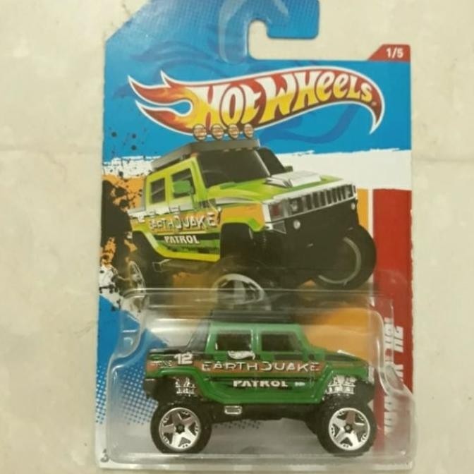 hotwheels hummer h2 hijau